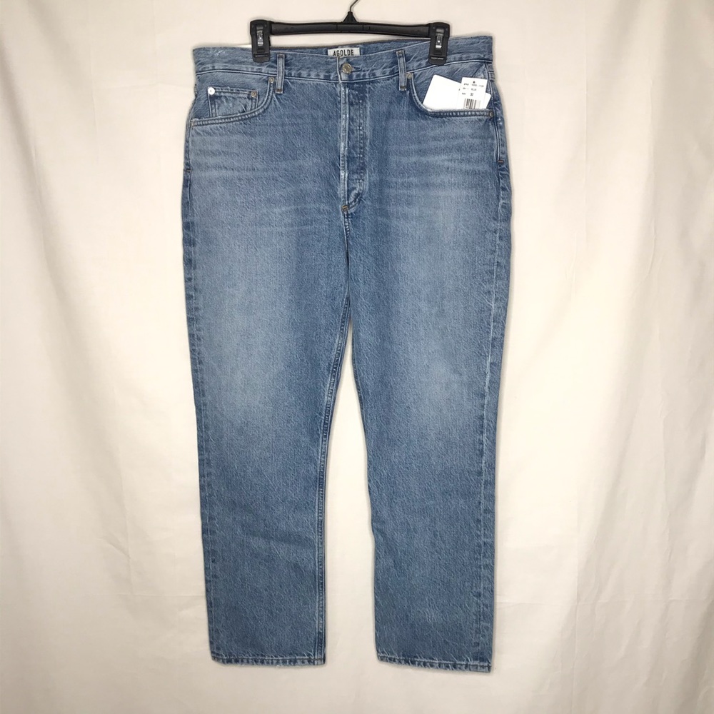 🥂SOLD AGOLDE Riley High Rise Crop Jeans in BLUR - Picture 13 of 16